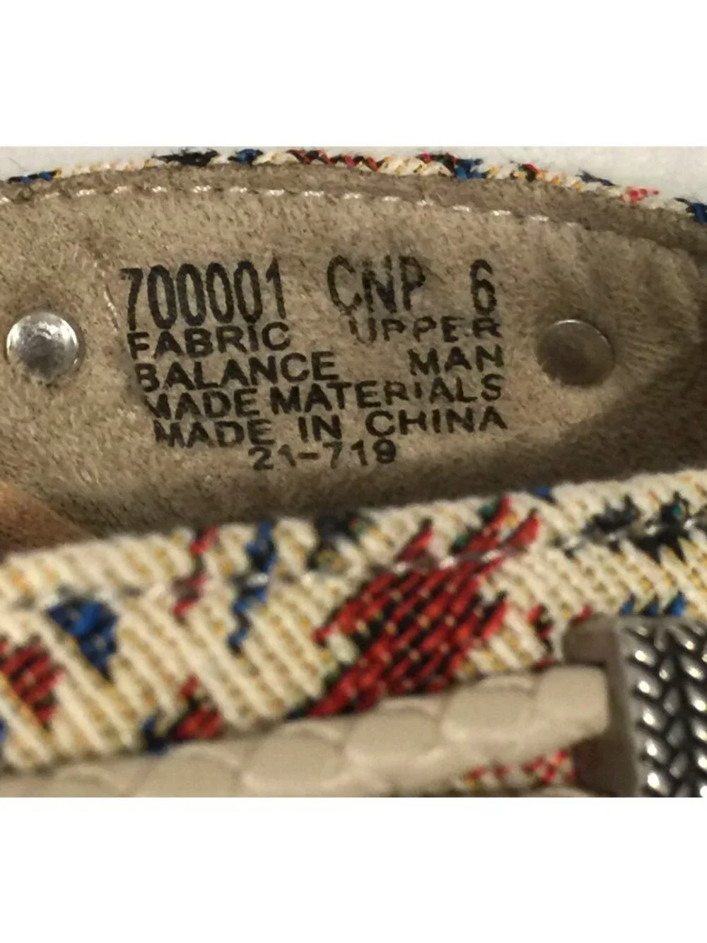 Minnetonka Silverthorne Southwest Inspired Slip On Sandal Size 6